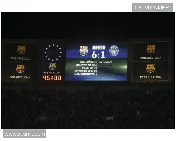 巴萨与巴黎圣日耳曼激战正酣谁将赢得这场巅峰对决